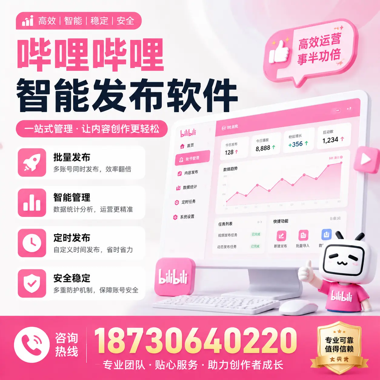 如何评估哔哩哔哩智能发布软件的ROI?天津 企业必读
