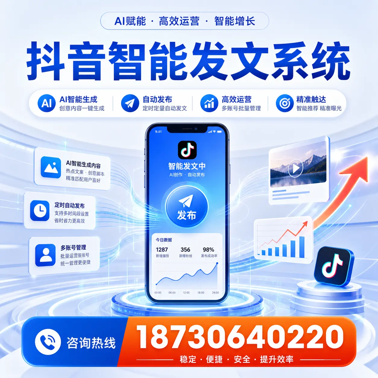 如何通过抖音智能发文系统提升 天津 企业的市场竞争力