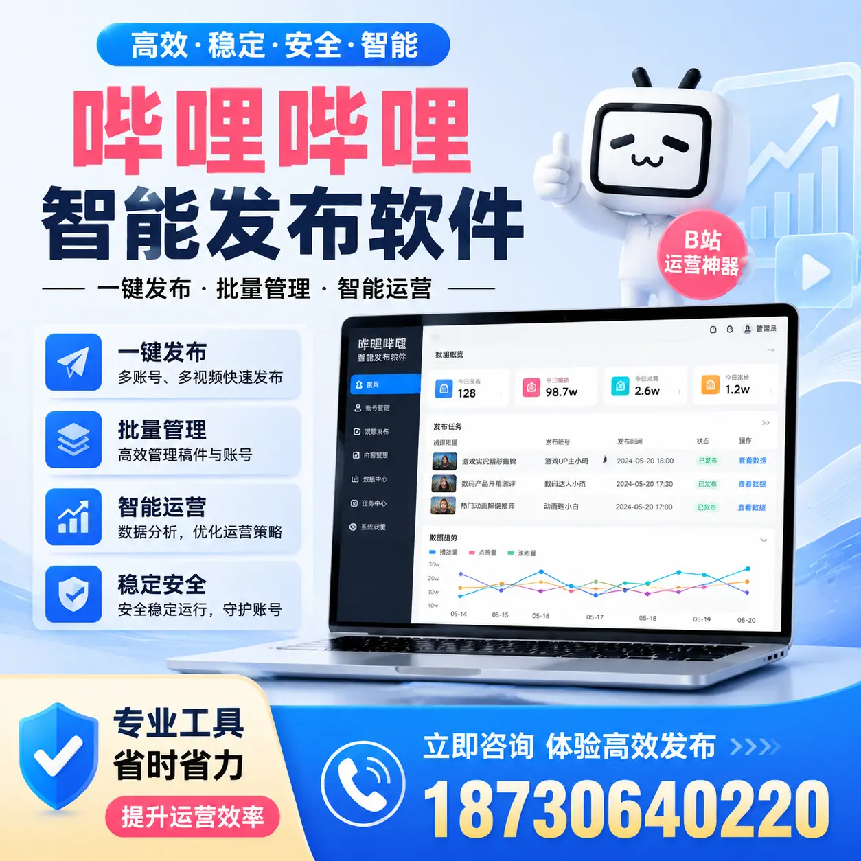 解密哔哩哔哩智能发布软件：功能与优势分析在 天津